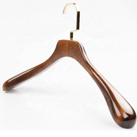 Luxury Extra-Wide Shoulder Wooden Men's Hangers