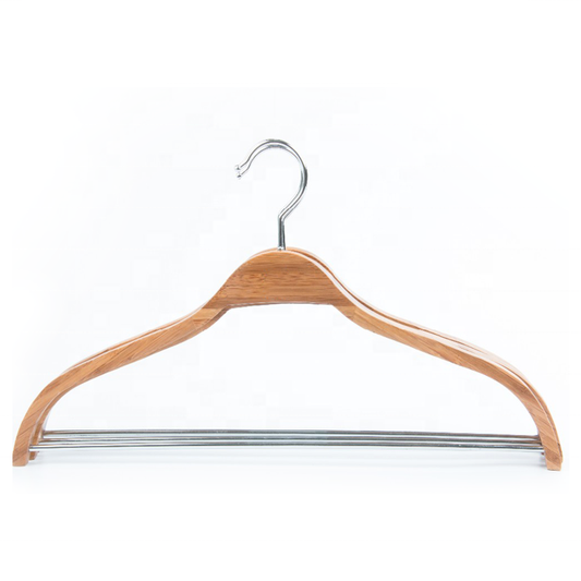 Custom Natural Coat Bamboo Cloth Hanger
