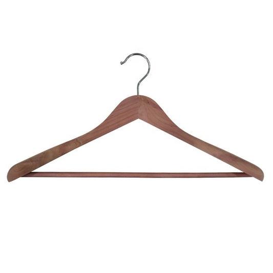 Luxury Cedar Wood Hanger With Wide Shoulder