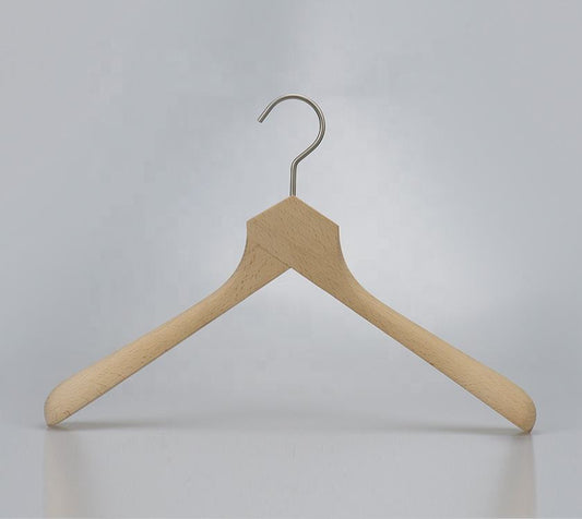 Beech Wood Hangers Wide Shoulder