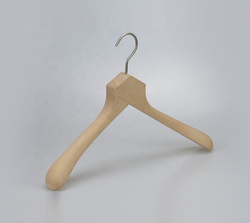Beech Wood Hangers Wide Shoulder
