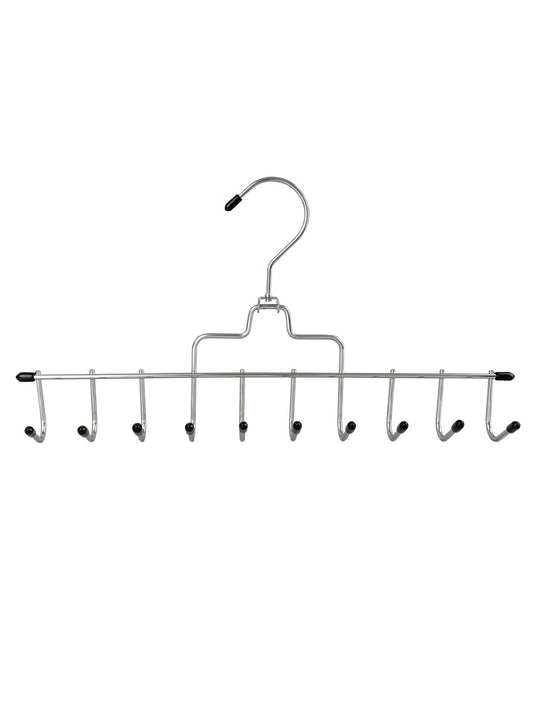 Multifunctional 10 Metal Chrome hooks Hanger