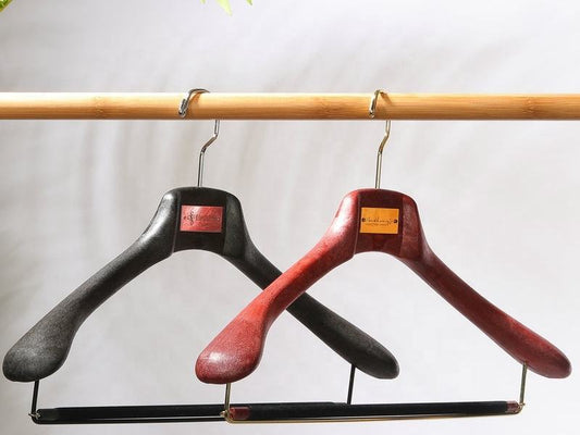 Quality Plastic Hanger With Custom Logo Velvet Pant Bar
