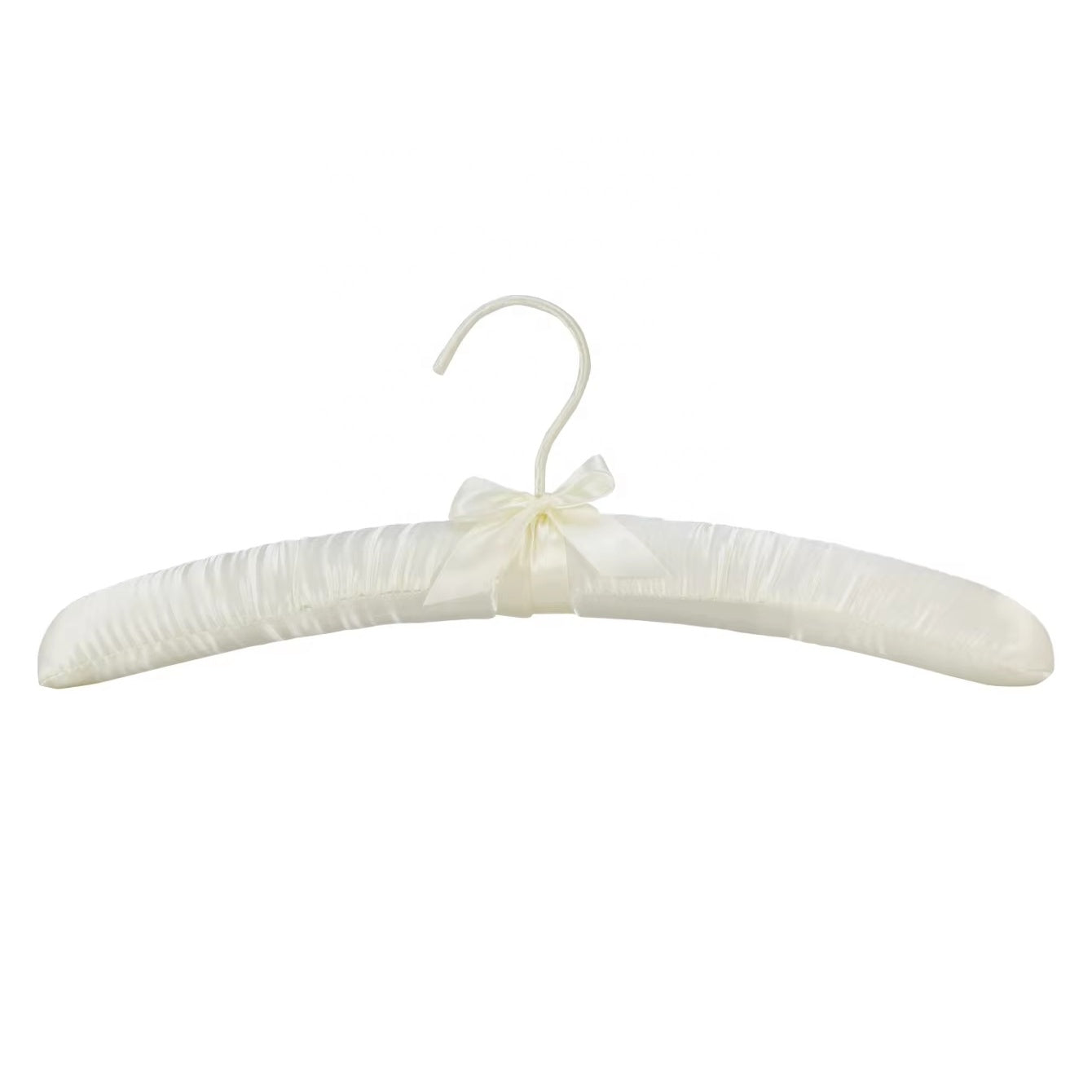 Beige Satin Hanger For Suit Shirt Women Hanger