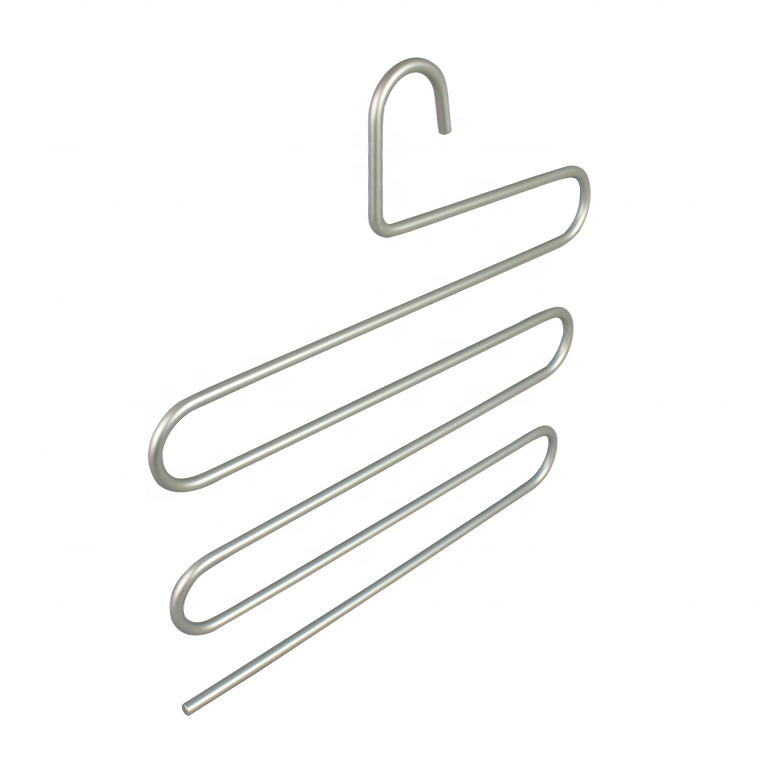 5 layer Metal S Shape Pants Hanger