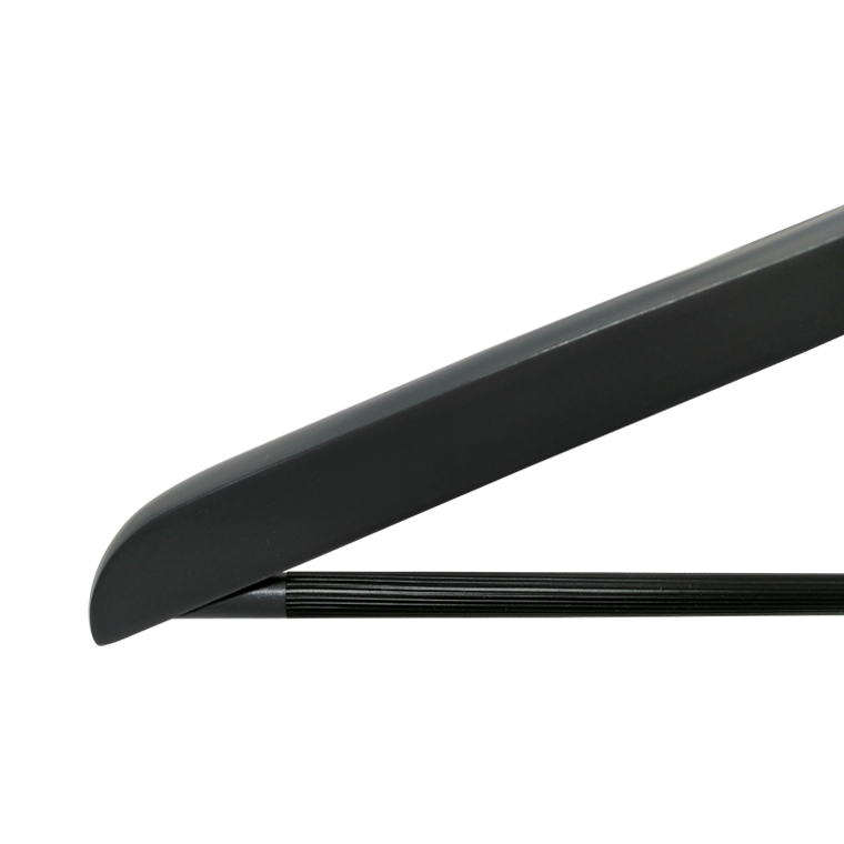 Black Maple Wood Clothing Hanger with anti-slip