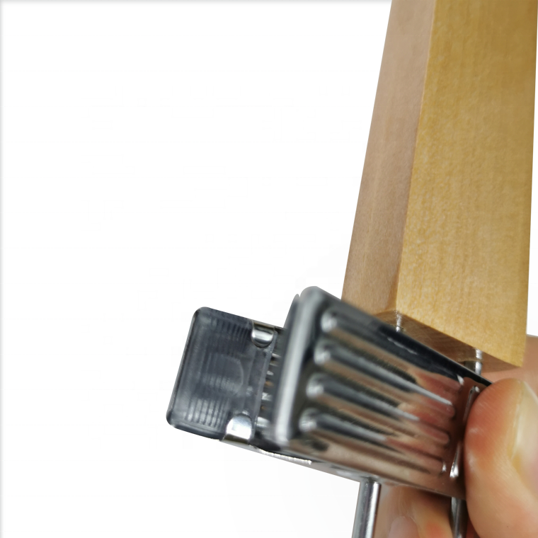 Wooden Pants Hangers With Silver Clips