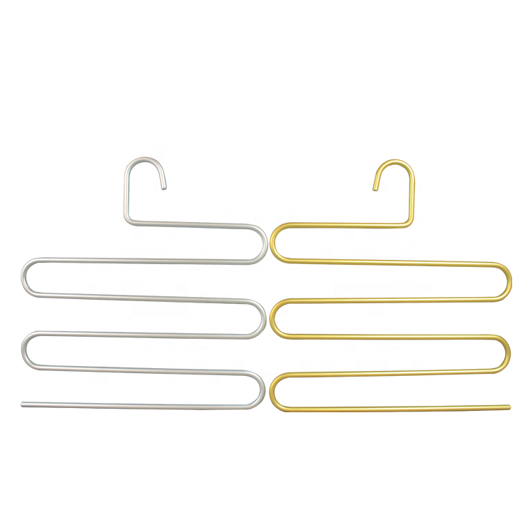 5 layer Metal S Shape Pants Hanger