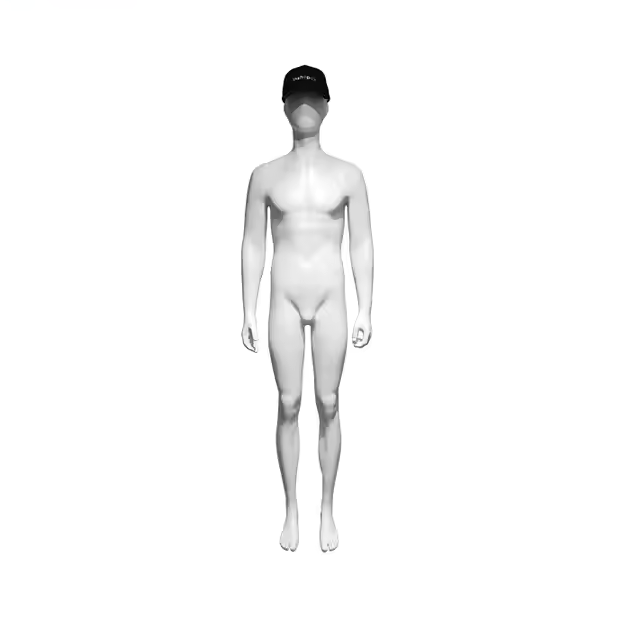 White full-body mannequin customized mannequin