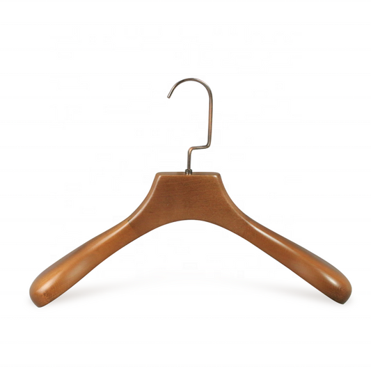 Brown Color Luxury Wooden Jacket Hanger