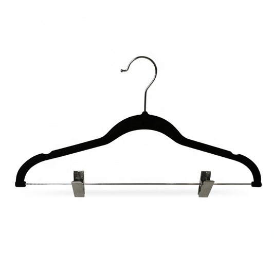 Luxury Non-Slip Suit Coat Hanger With Clip