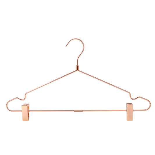 Durable Metal Hanger With Clips Adult Metal Hanger