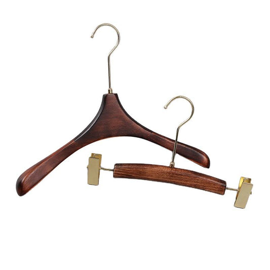 Beech Solid Wood Hangers For Children's and Women's Clothes