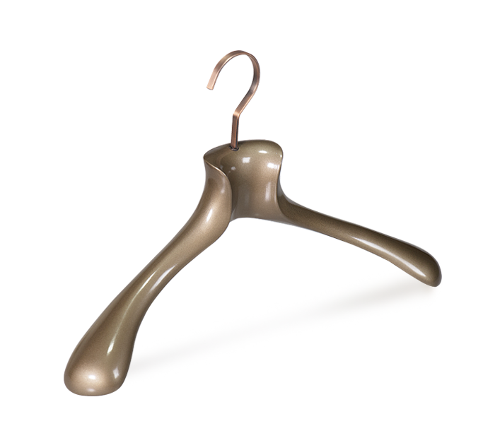 Luxury Plastic Hangers Wide Shoulder Big Size for Coats