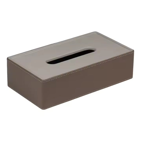 Brown polyurethane tissue box