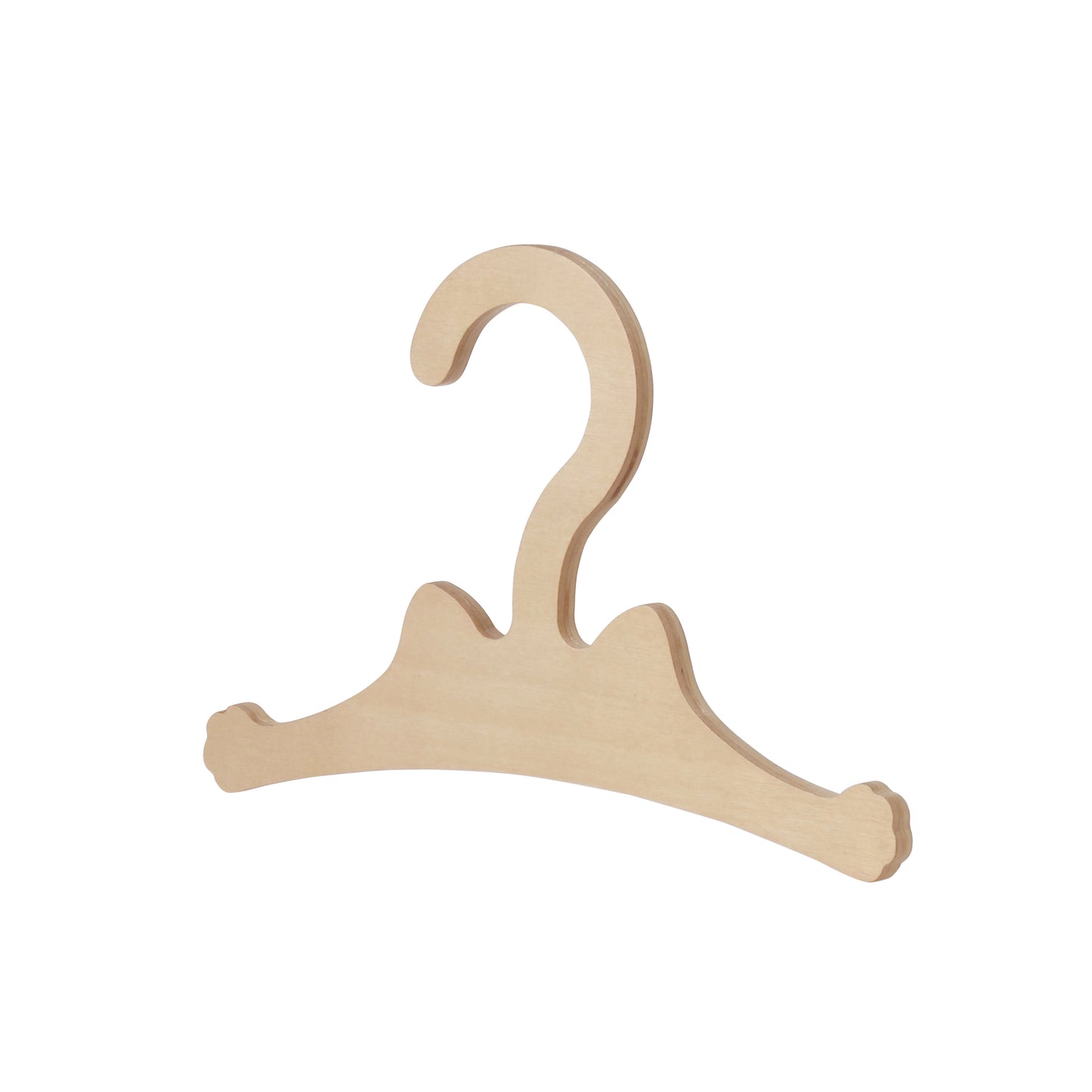 Cat Small Size Wooden Hangers for Pet Cloths Doll Clothes