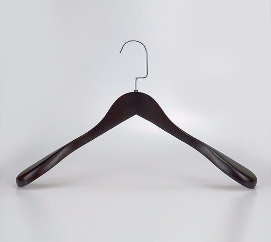 Wooden Luxury Wide Shoulder Clothes Hanger For Suit