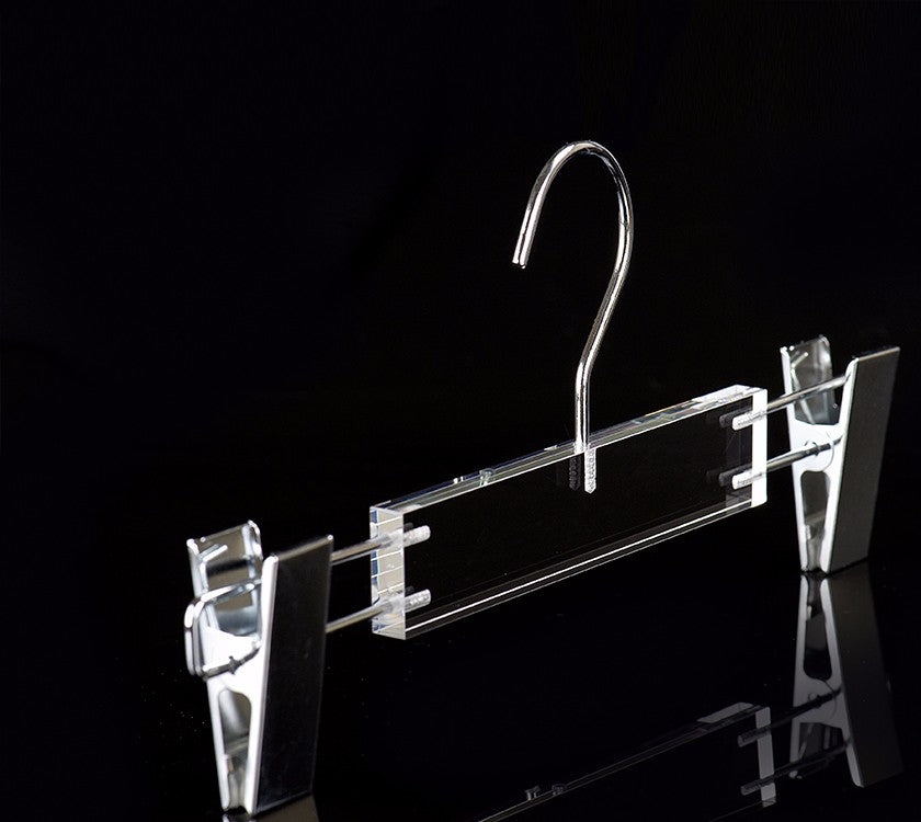 Acrylic Nice Suit Pants Hanger With Metal Hook