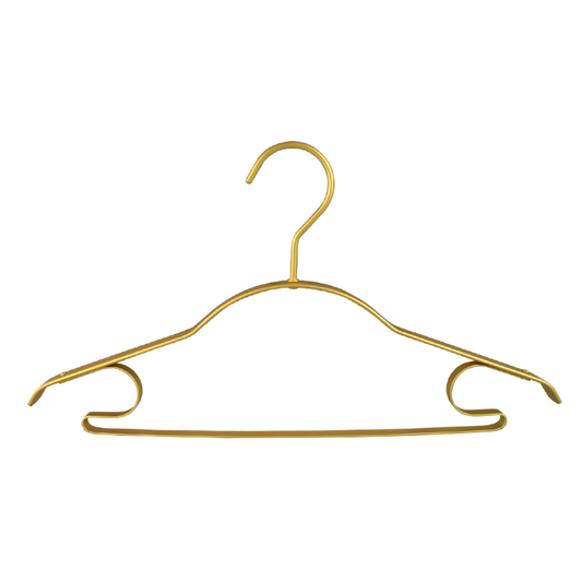 Gold Thick Wide Shoulder Metal Clothes Hangers