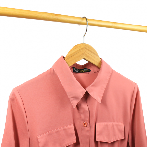 Bamboo Wood Cloth Hanger For Garment