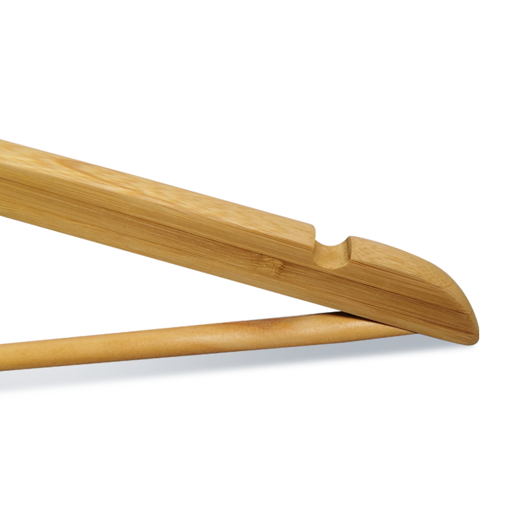 Bamboo Wood Cloth Hanger For Garment
