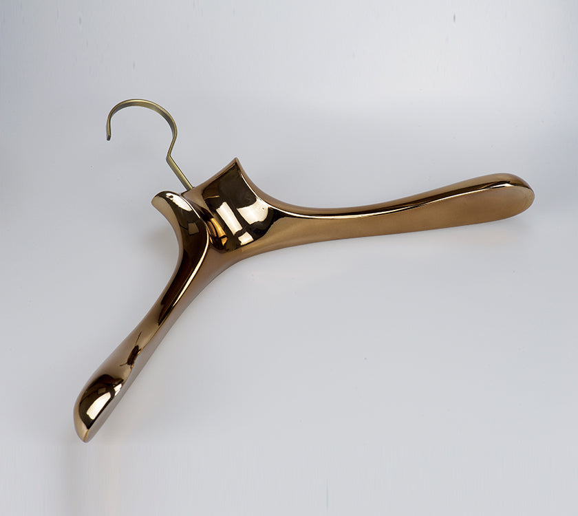 High Quality Luxury Plastic Coat Hanger with broad shoulder