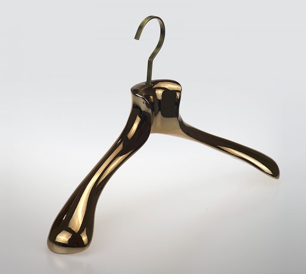High Quality Luxury Plastic Coat Hanger with broad shoulder