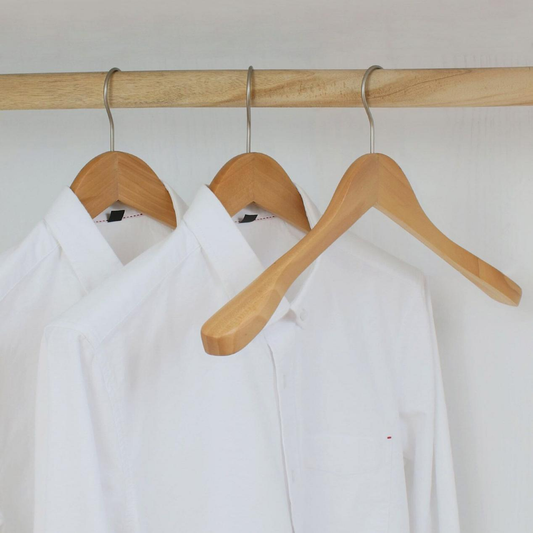 Natural Solid Wood Clothes Hanger Protect Your Clothes