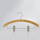 Lotus Wood Hanger With Clips for Women's Cloths Brands
