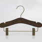 Lotus Wood Hanger With Clips for Kids Clothes