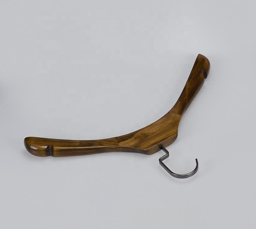 Lotus Wood Hanger With Anti Slip Notches