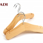 Natural Wooden Hangers for Kids Clothing Display