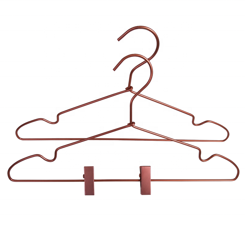 Rose Golden Smooth Aluminium Hangers