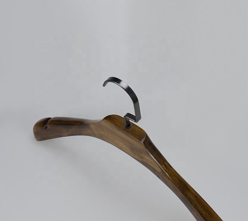 Lotus Wood Hanger With Anti Slip Notches