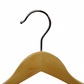 Lotus Wood Suits Hanger With Velvet Shoulder Round Bar