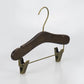 Lotus Wood Hanger With Clips for Kids Clothes
