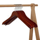 High Quality Customized Wooden Brown Hangers
