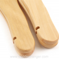 Natural Wooden Hangers for Kids Clothing Display