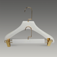 High Quality White Lotus Wood Wooden Pants Hanger