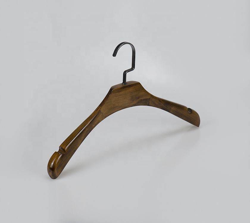 Lotus Wood Hanger With Anti Slip Notches