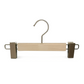 Wooden Pants Hangers With Silver Clips
