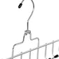Multifunctional 10hooks Hanger Metal Chrome Space Saving for Closet