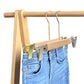 Natrual Color Trouser Hanger With Long Neck
