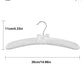White Satin Hanger For Suit Shirt Women Hanger