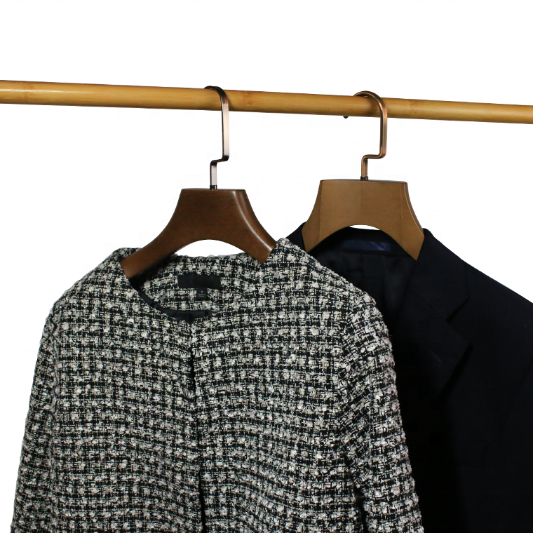 Brown Color Luxury Wooden Jacket Hanger