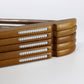 Brown Color Wooden Hanger With Anti-slip Bar