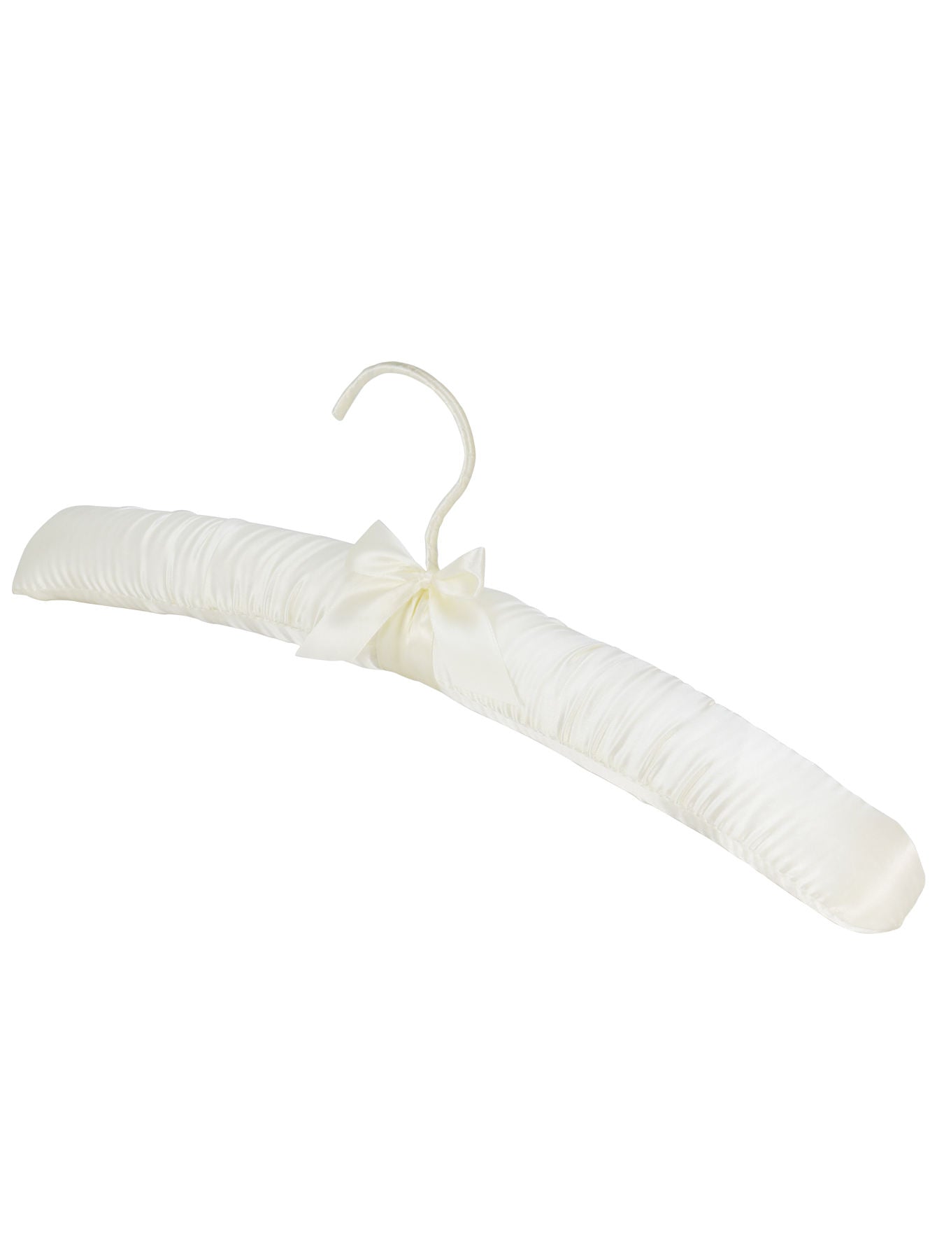 Beige Satin Hanger For Suit Shirt Women Hanger