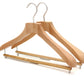 Luxury Solid Wooden Hangers for Suits Men's Clothing