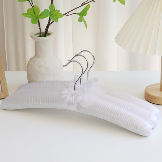 White Satin Hanger For Suit Shirt Women Hanger