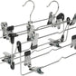 4 tier Black Color Metal Multi Tiers Hangers With Clips